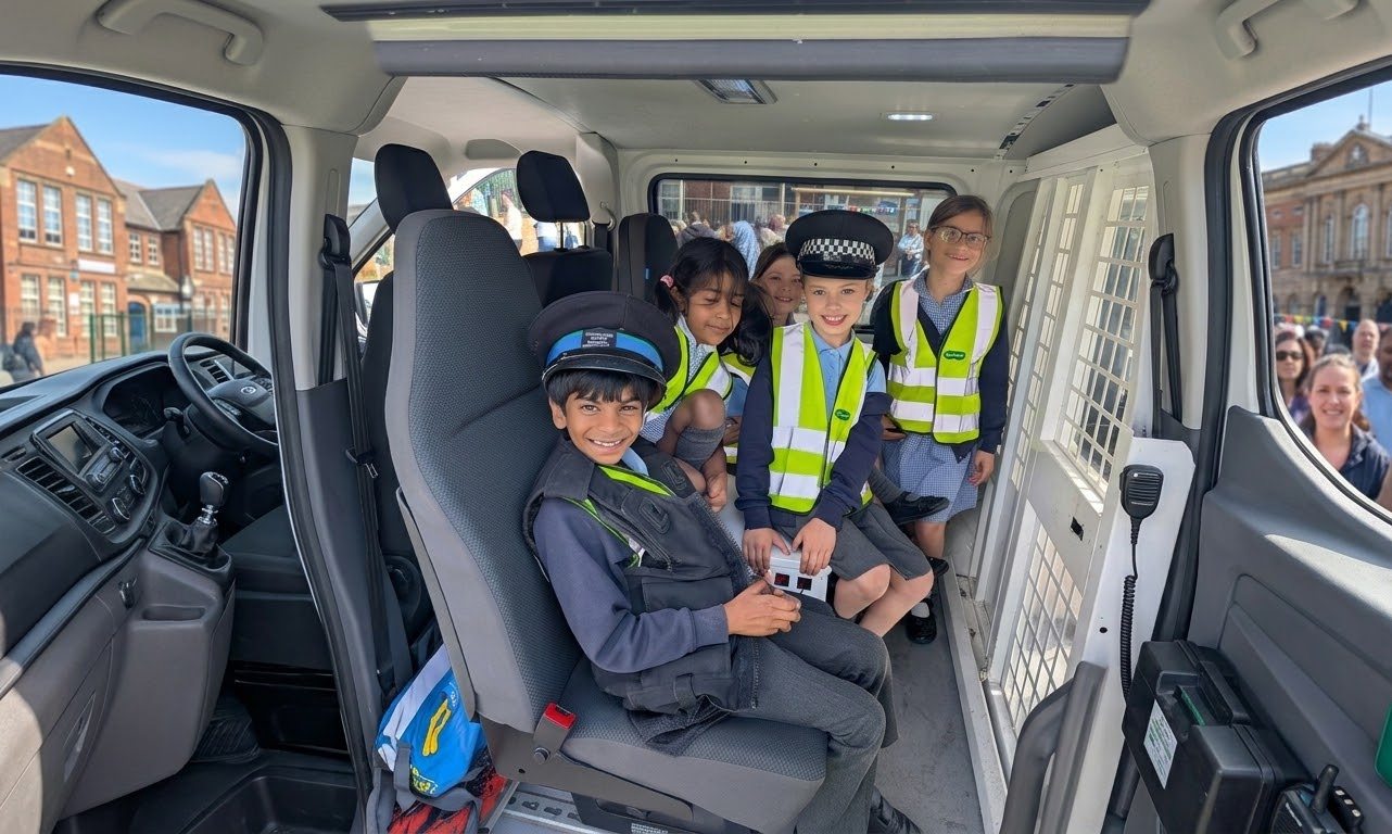 Children learning through play indoors